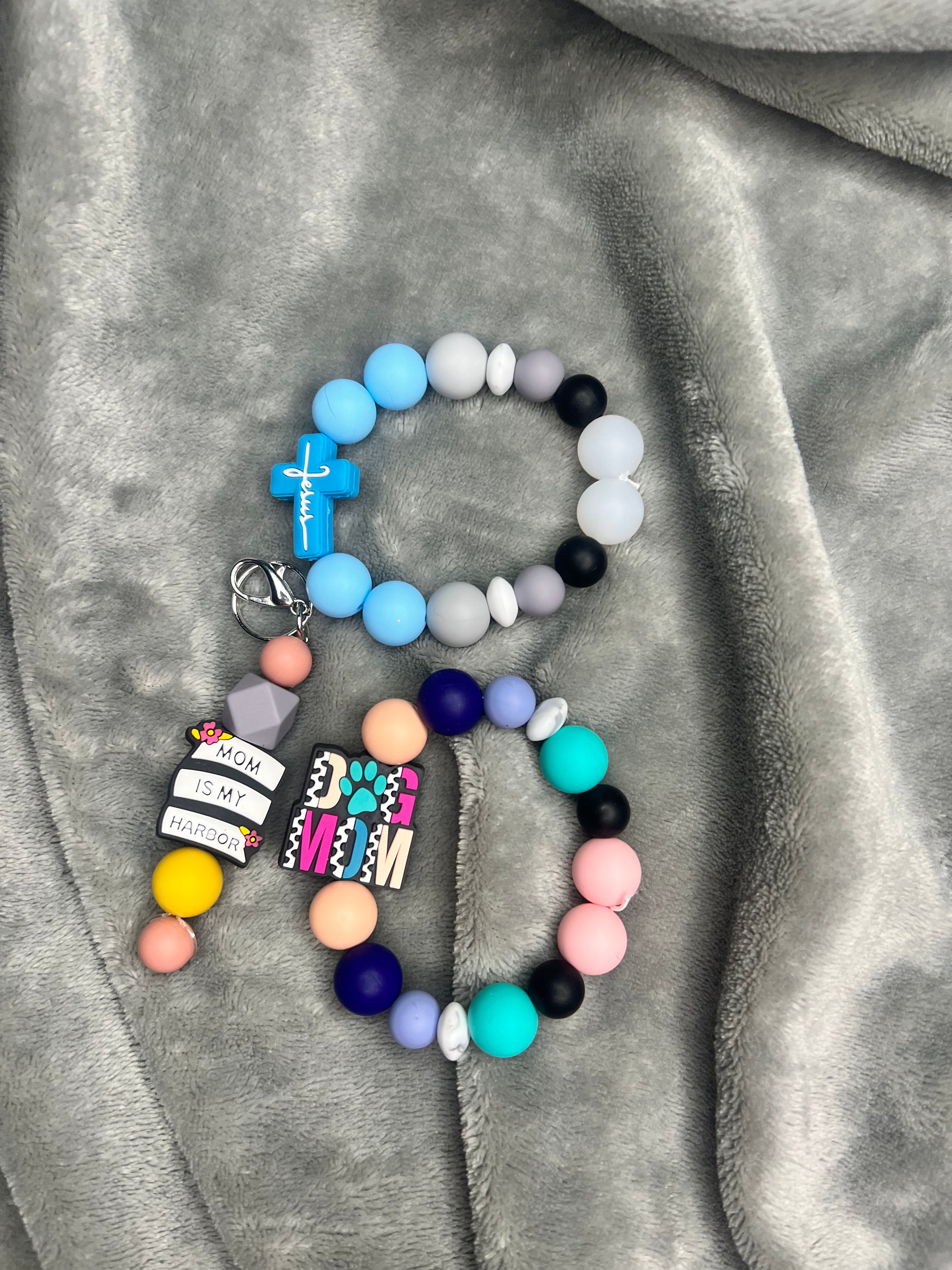 Custom Beaded Keychain