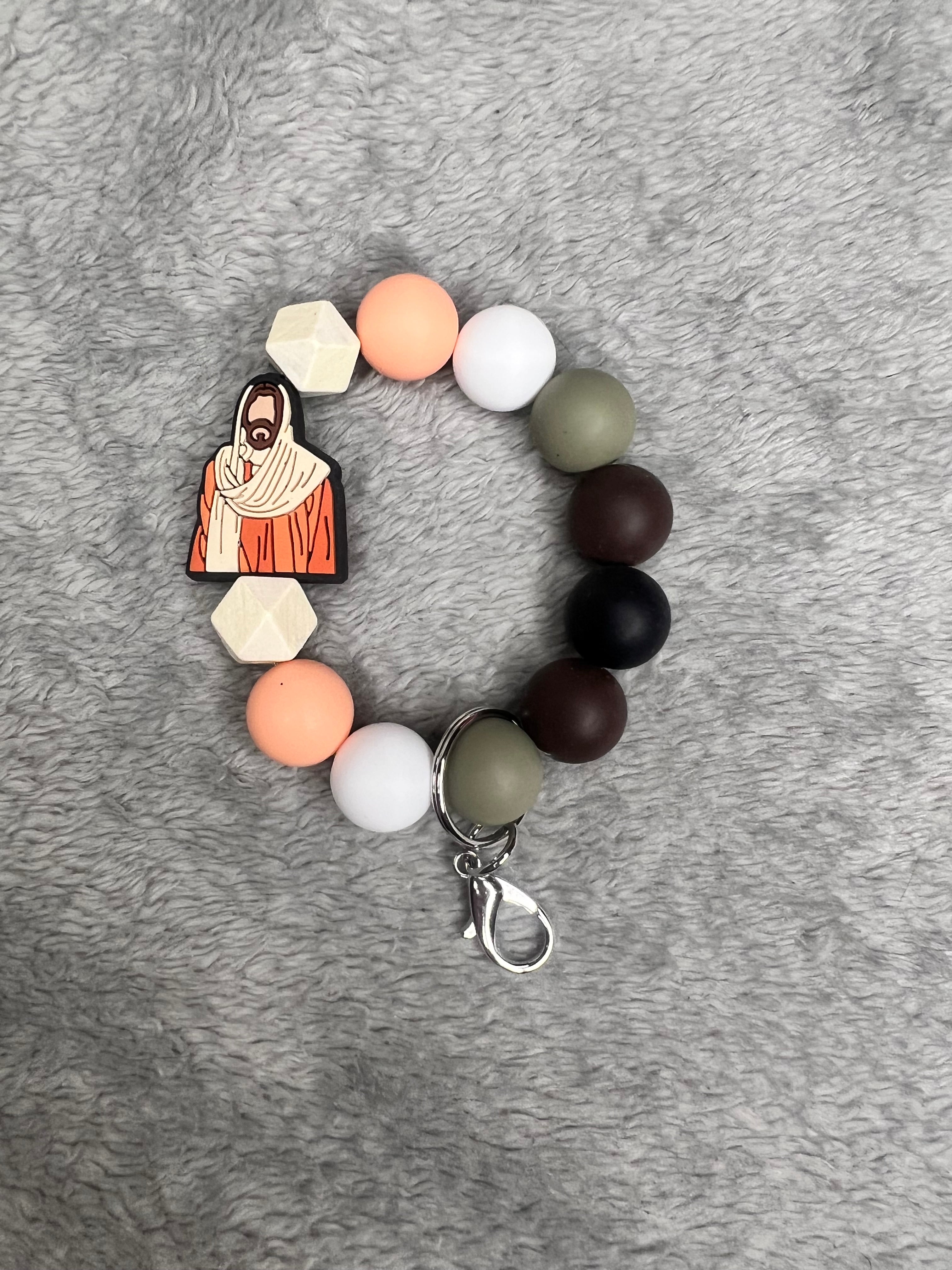 Custom Beaded Keychain