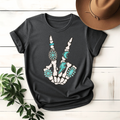 Peace Sign Western T-Shirt Designs