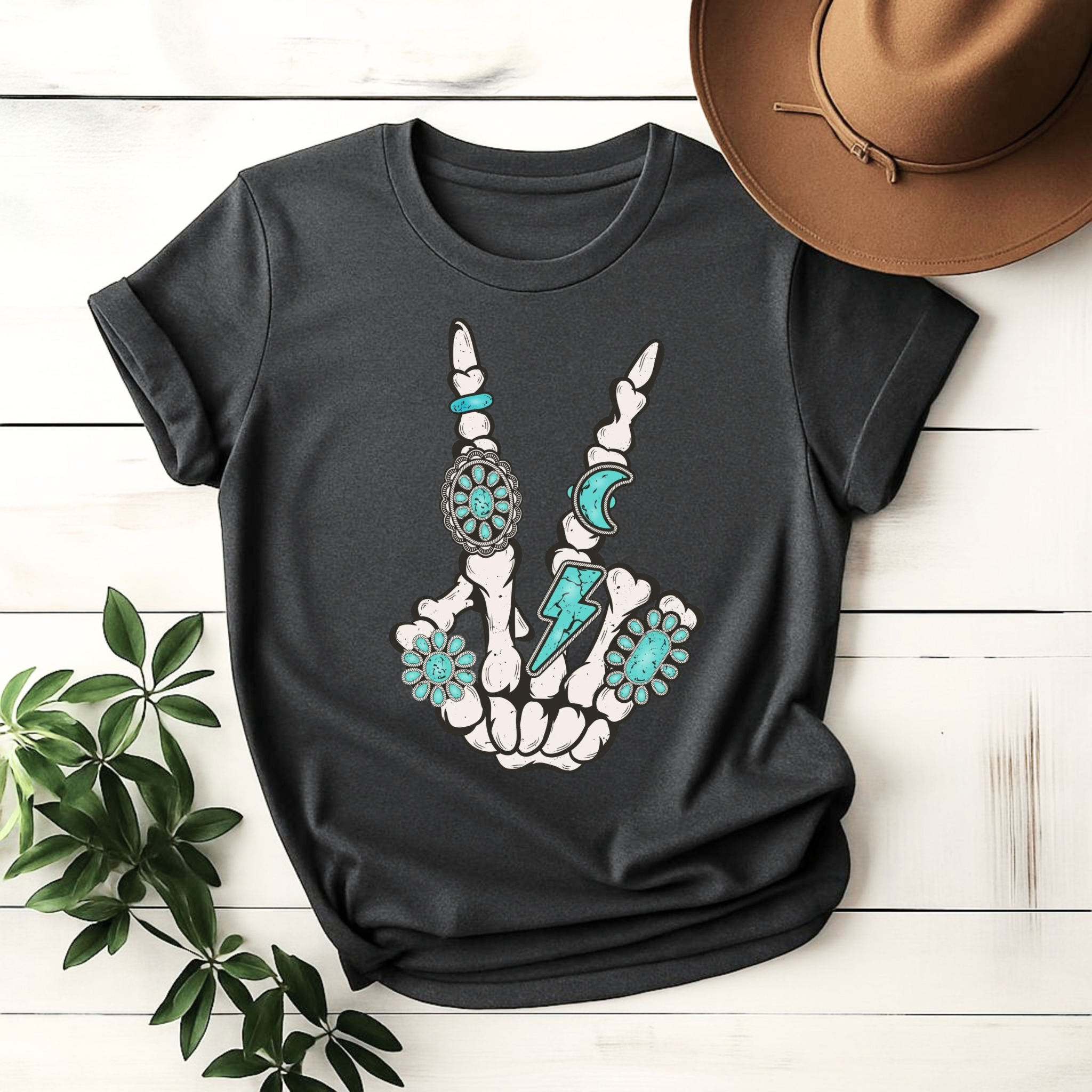 Peace Sign Western T-Shirt Designs