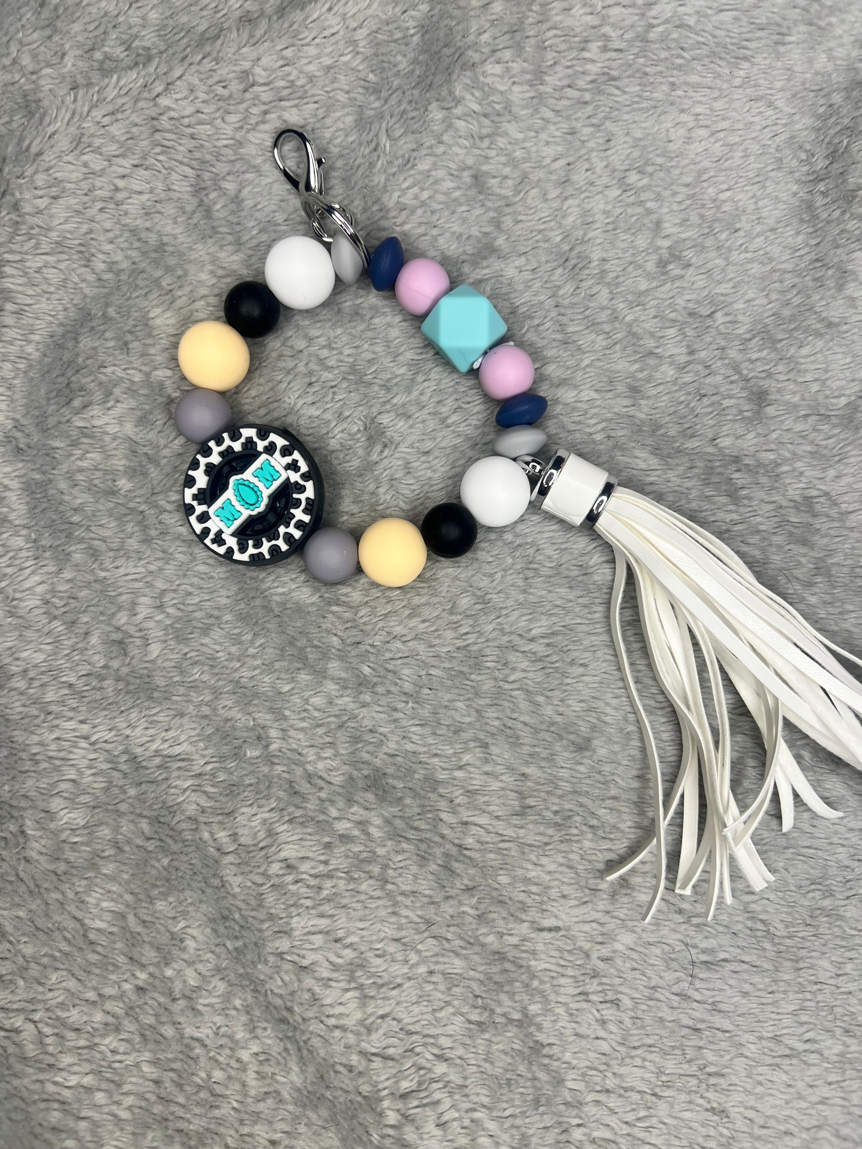 Custom Beaded Keychain