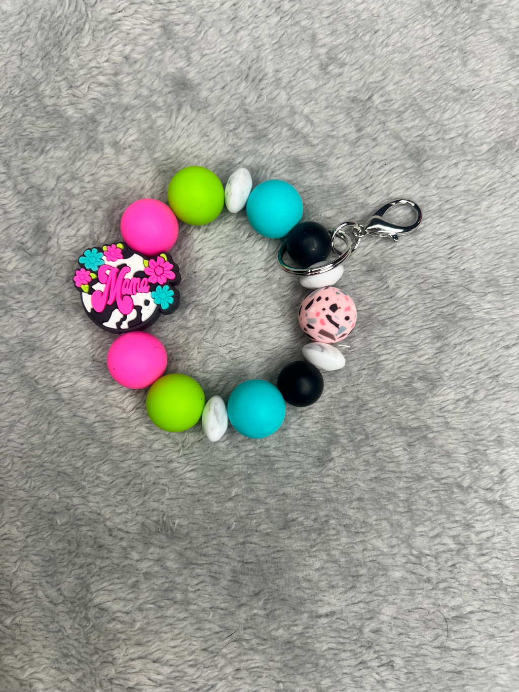 Custom Beaded Keychain