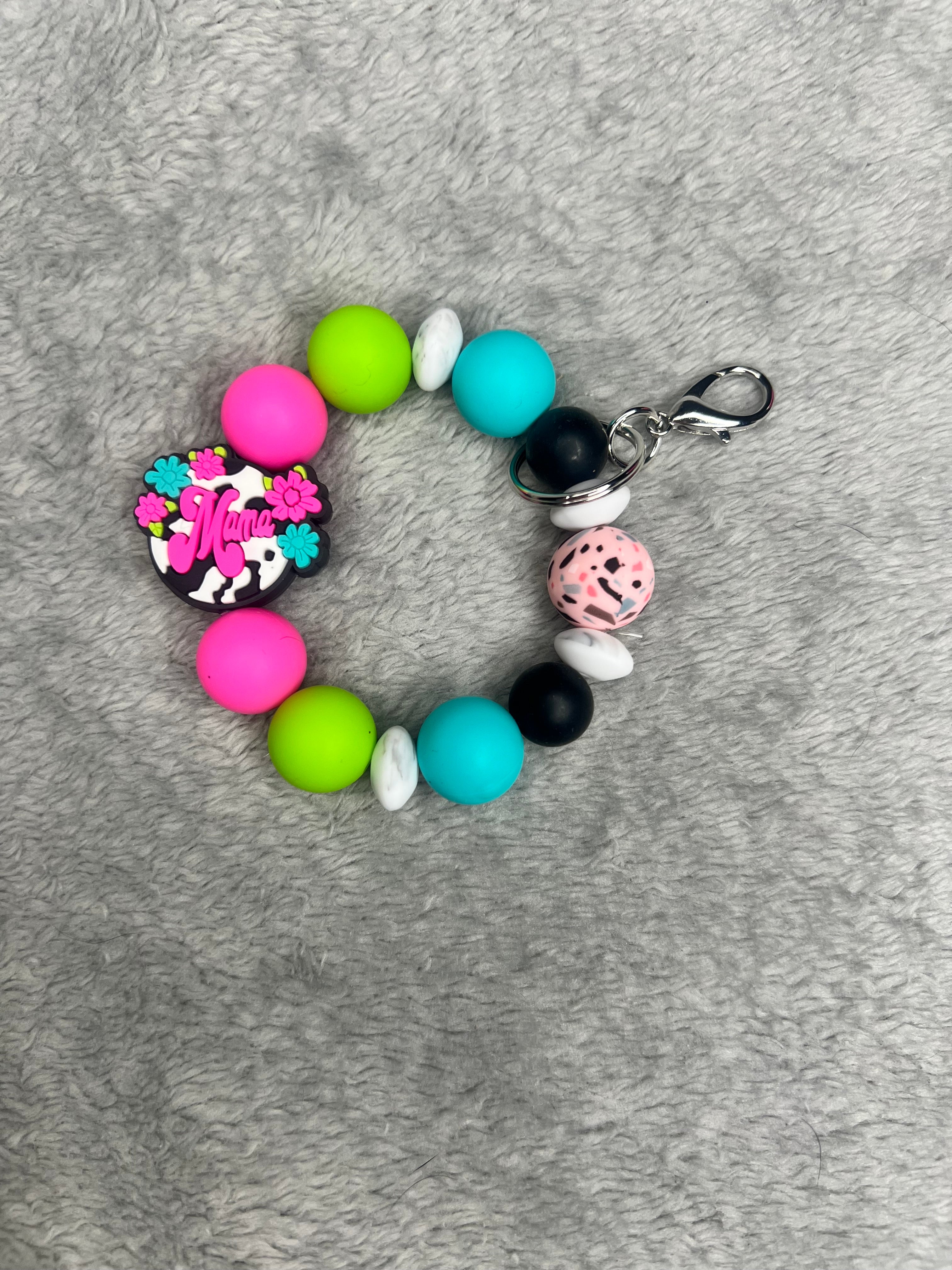 Custom Beaded Keychain